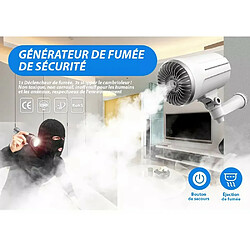 Générateur de fumée Machine à brouillard de sécurité Fumigène Blanc - 150 m3, Sécurité avec réseau CCTV, Système d'alarme Antivol