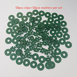 Avis Ensemble De 50 Rondelles De Clips De Torsion Pour Serre En Plastique Pour Serre En Aluminium