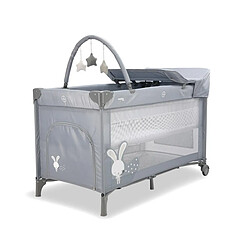 Asalvo Lit de voyage Complet Rabbit Gris