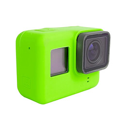 Wewoo Coque vert pour GoPro HERO5 Silicone boîtier de protection de Shell