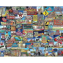 Universal Puzzles White Mountain Roadside America - 1000 pièces Puzzle 