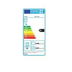 Four intégrable multifonction 71l 60cm à pyrolyse noir - SOFP1610X - SCHOLTES