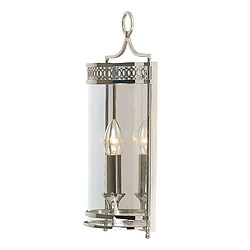 Elstead Lighting Applique murale à 1 ampoule pour intérieur, nickel poli, E14