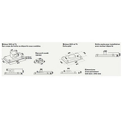 Avis Hotte de plafond sans moteur 90cm inox - CORSTEL3431 - FALMEC