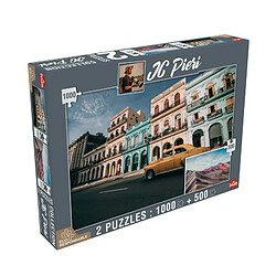 GOLIATH - Puzzle - Collection JC Pieri - La Havane Cuba et Rainbow Mountain Perou