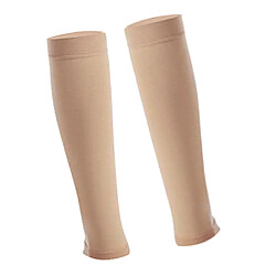 Chaussettes Compression Manche Mollet Varices Veines Genou Bas Bas Peau L