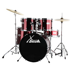 Xdrum Batterie Classic Cantabile Session Semi Studio (rouge)