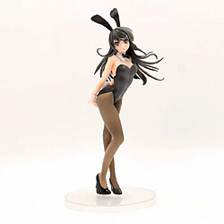 Universal 24 cm anime hooligan pas de rêves lapin fille Sakurajima soeur fille sexy anime figurine pvc action image numérique(Coloré) 