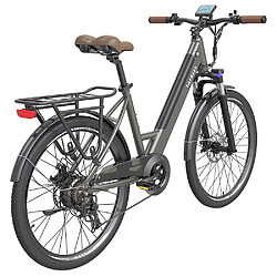 Acheter Vélo électrique de ville FAFREES F26 Pro 26'' Moteur 250 W 25 km/h Batterie amovible intégrée 36 V 14,5 Ah Shimano 7 vitesses Gris