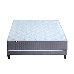 Avis Idliterie Ensemble Matelas Ressort 7 zones H.30cm + Sommier Fabriqué en France MAX