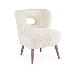 Bizzotto Fauteuil Cortina effet laine