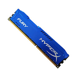 Barrette Mémoire 8Go RAM DDR3 Kingston HyperX FURY HX318C10F BLEU DIMM PC3-14900U · Reconditionné PC3-14900 - 1866MHz