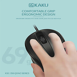 Avis iKaku KSC-356 Souris d'ordinateur optique 3 boutons 1500 DPI USB Noir