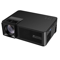 Wewoo Vidéoprojecteur LED Écran TFT LCD 5,8 pouces CM2 de 280 Lumens 1280x768P Projecteur intelligent, OS Lunix, Support WiFi, Ethenet, HDMIx2, USBx2, SD, VGA, AV, Sortie audio (Noir)