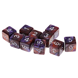 Avis 20x dés 6 faces dé poly6d6 dés pour donjons et dragons