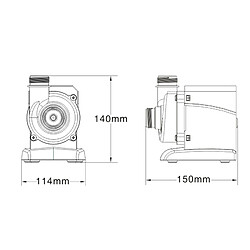 Acheter Helloshop26 Pompe de piscine 7000 litres par heure circulation 50 watts avec filtre eco 16_0001993