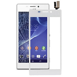 Wewoo Pour Sony Xperia M2 / blanc S50h pièce détachée Partie écran tactile (seul sans le LCD) 