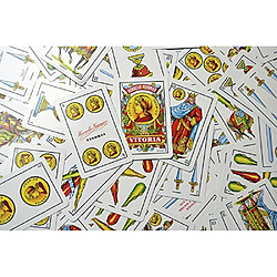 Acheter Fournier- No 1 A Jeu de 40 cartes de jeu espagnol et tapis avec rAglement Mus et Tute, multicolore (F36790), couleurmodAle assortis