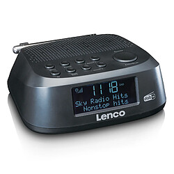 Lenco Radio-réveil avec DAB+ et FM CR-605BK Noir