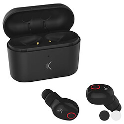 Casques Bluetooth avec Microphone KSIX Free Pods 400 mAh Blanco