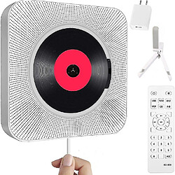 Universal Lecteur CD portable avec lecteur CD monté Bluetooth, mural