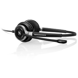 Sennheiser Micro-casque professionnel filaire SC 660 - binaural avec connecteur Easy Disconnect