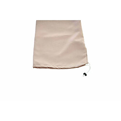 Decoshop26 Housse de protection pour parasols jusqu'à 3m, housse avec cordon de serrage crème 04_0002550