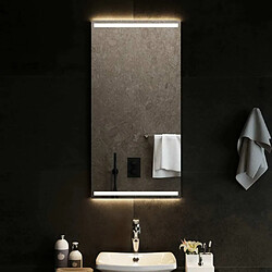 Maison Chic Miroir à LED,Miroir Lumineux LED pour salle de bain,Miroir decoration 50x100 cm -MN27822