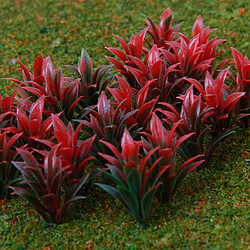 Les plantes à fleurs Paysage Paysage 100 Pcs Plantes à Fleurs Paysage Paysage échelle 1: 100 Rouge