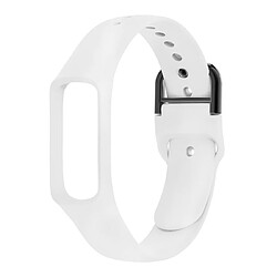 Wewoo Bracelet pour montre connectée Smartwatch avec en silicone couleur pure Galaxy Fit-e blanc