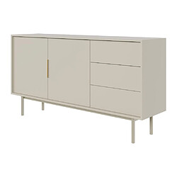 Avis Vente-Unique Buffet avec 2 portes et 3 tiroirs - Beige - DABRIANA