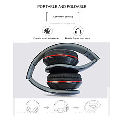 Acheter GUPBOO Casque filaire casques de jeu 3D pliables basses profondes stéréo casque de jeu/microphone pour PC Mobile