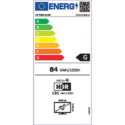 TV intelligente LG OLED55B36LA 4K Ultra HD 55" HDR HDR10 OLED AMD FreeSync NVIDIA G-SYNC Dolby Vision