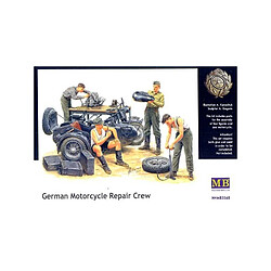 Master Box Figurine Mignature German Motorcycle Repair Crew