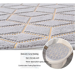 Acheter LUUCOZK Tapis de bain antidérapants absorbants à séchage rapide, tapis de décoration de salle de bain, couleur 1-Ensemble de deux pièces