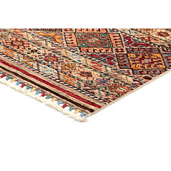 Avis Vidal Tapis de laine 199x145 multicolore Torkman