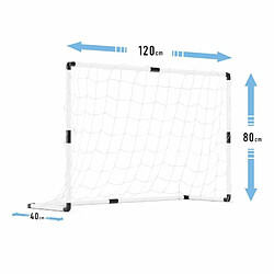 Avis Play4Fun 2 cages de foot pour enfant 120 x 80cm, 1 ballon et pompe inclus, intérieur/extérieur