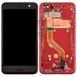 Wewoo Pour HTC U11 écran LCD rouge + tactile avec cadre Pièce détachée 