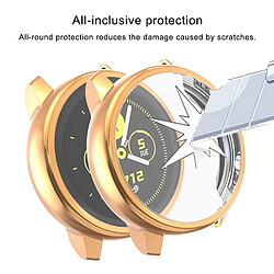 Wewoo Boîtier de montre Etui de protection TPU Full Coverage de Samsung Active Watch or rose pas cher