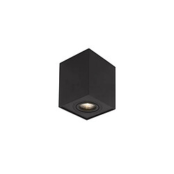 NOVA LUCE Plafonnier RENDE Sable Noir GU10 10 W H12,5 