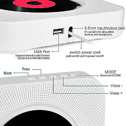 Acheter Universal Lecteur CD portable avec lecteur CD monté Bluetooth, mural