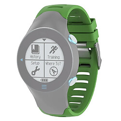 Wewoo Bracelet pour montre connectée en silicone Smartwatch Garmin Forerunner 610 vert