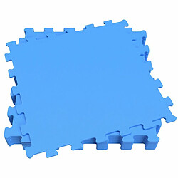 Puzzle Enfant Aktive Bleu 9 Pièces Feuille de Mousse 50 x 0,4 x 50 cm (4 Unités)