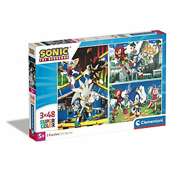 Puzzle Sonic 48 Pièces 3-en-1 Enfant 