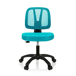 Chaise pour enfant / Chaise de bureau pour enfant KID YU 200 Tissu maille turquoise hjh OFFICE