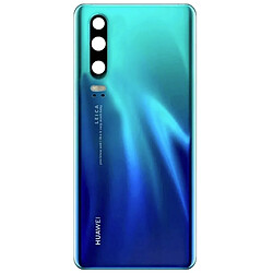 Cache Batterie Huawei P30 Originale Huawei bleu aurore avec lentille 