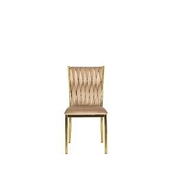 Vivaldi Chaise DAN Beige Velours