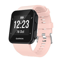 Wewoo Bracelet pour montre connectée Dragonne Sport en silicone Garmin Foreruuner 35 Rose pâle 