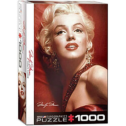 EuroGraphics Marilyn Monroe Portrait Rouge par Sam Shaw Puzzle 1000 Pièces