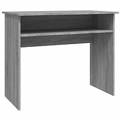 Maison Chic Bureau,Table de travail pour chambre Sonoma gris 90x50x74 cm Bois d'ingénierie -GKD79205